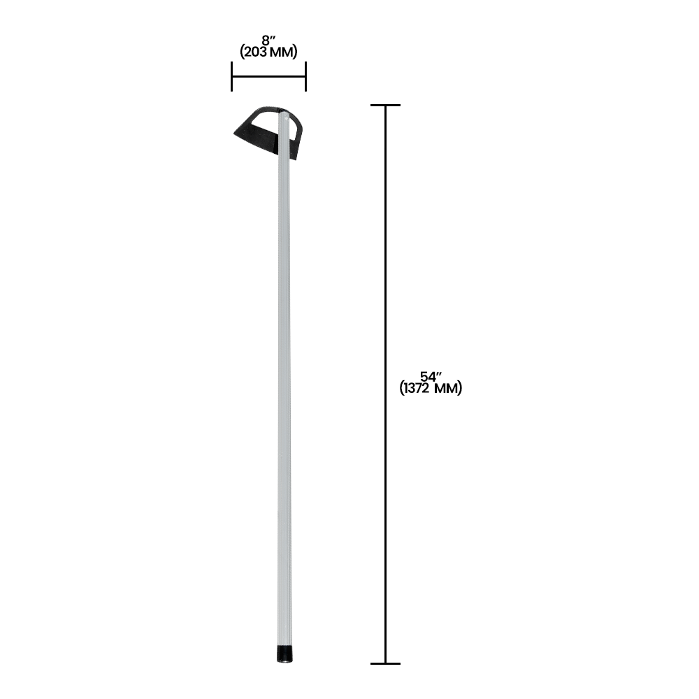 Zenport J6-207 Aluminum Handled Hoe, 8 Inch Carbon Steel Blades,