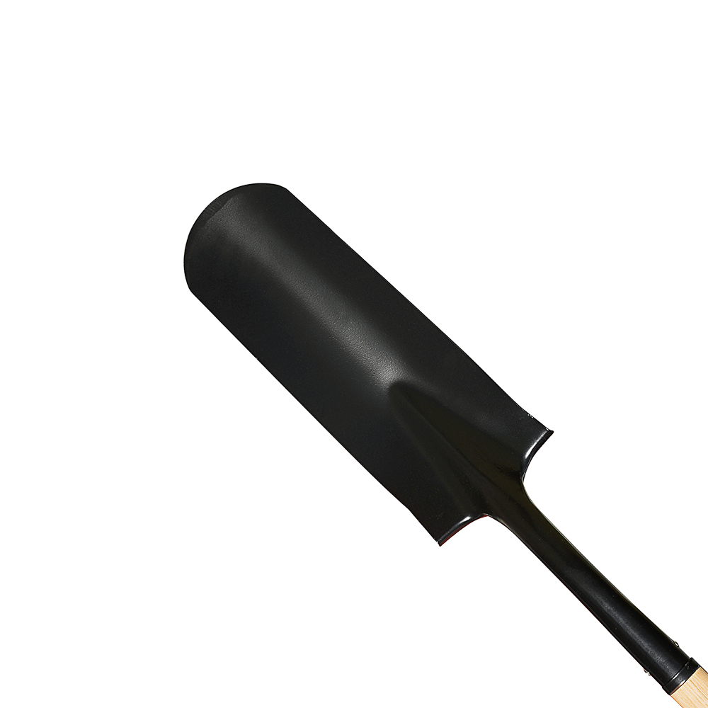 Zenport J6-219 Irrigation Spade with Wood Handle, 14.5 Inch Blades, Beige