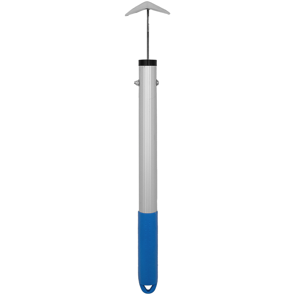 Zenport JZ0009 Handheld Triangle Hoe, Blue/Silver