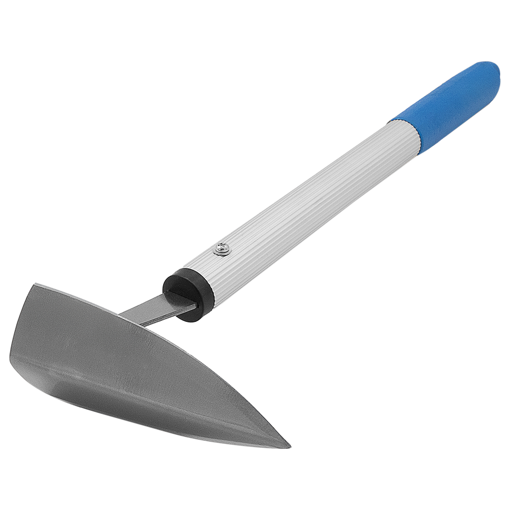 Zenport JZ0009 Handheld Triangle Hoe, Blue/Silver
