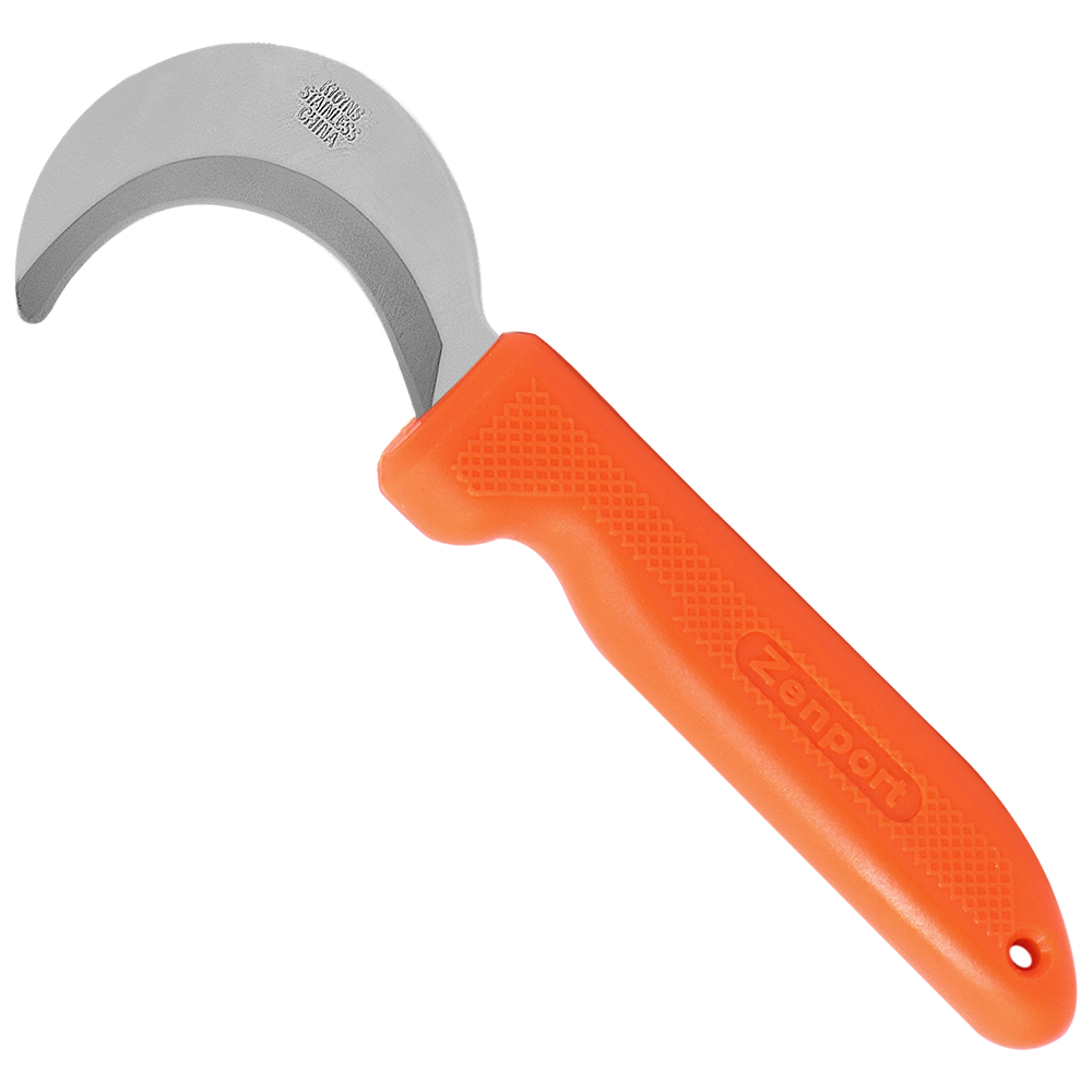 Zenport K101NS Mini Harvest Knife, Orange, 2.5 Inch Stainless Steel Blade, Orange