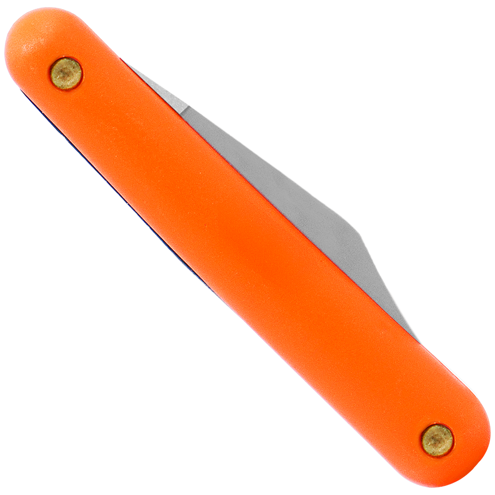 Zenport K106A Budding and Grafting Knife, 2 Inch Stainless Steel Blade, Orange