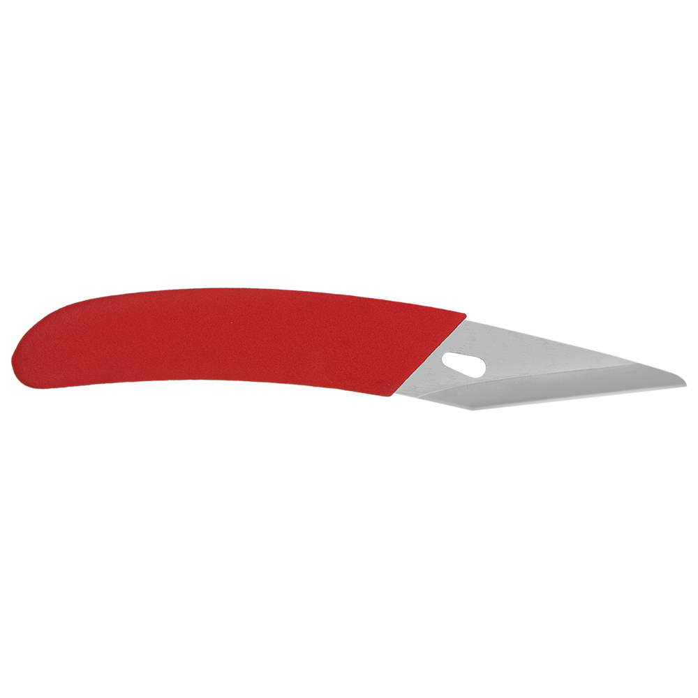 Zenport K108 Budding and Grafting Knife with Sheath, 3.15 Inch Stainless Steel Blade, Red