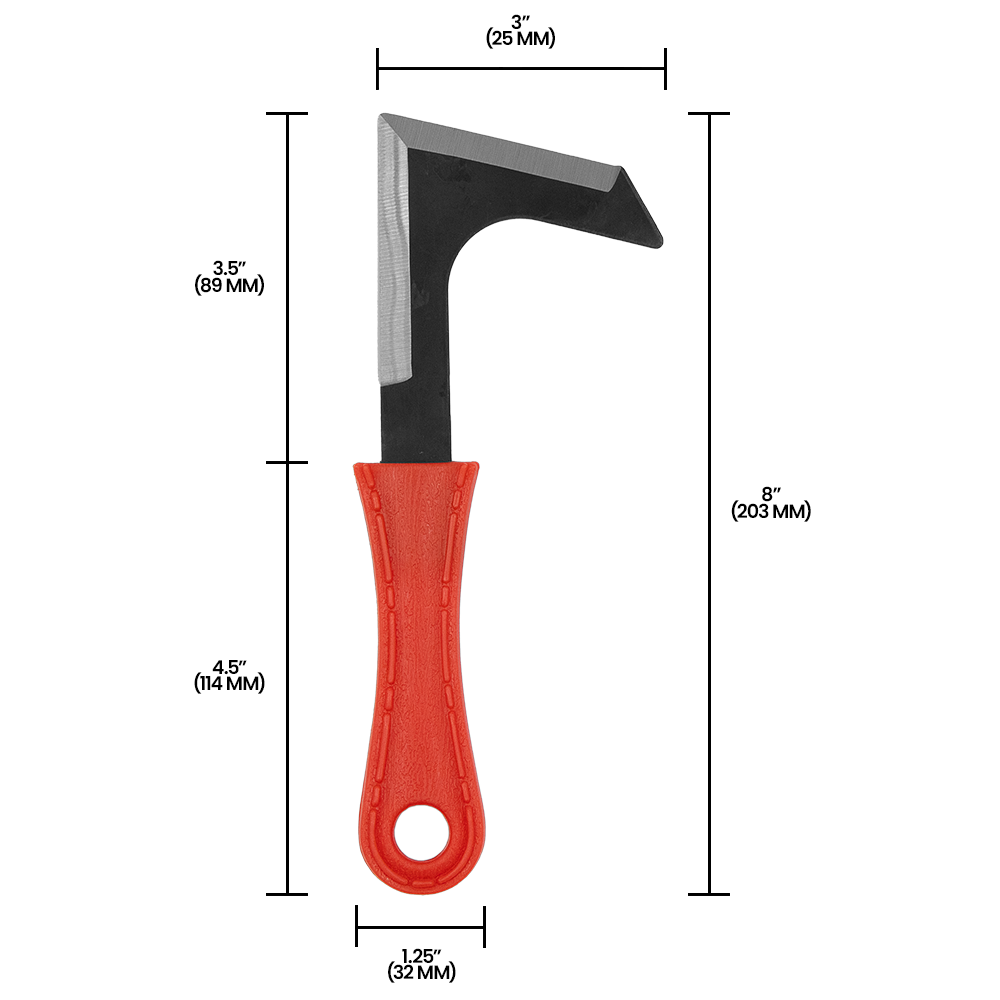 Zenport K111 Crack Weeder, Driveway, Side-Walk Weeding Tool, Orange
