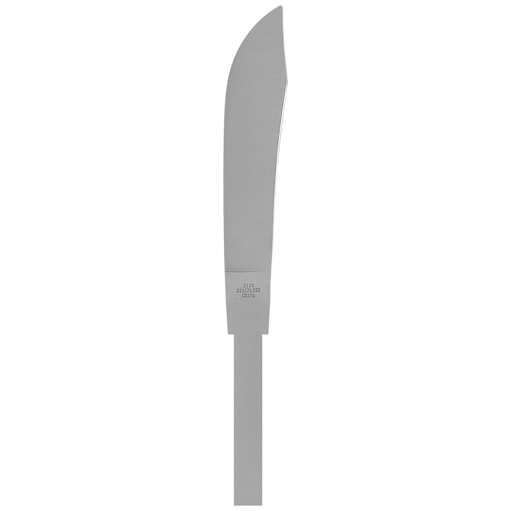 Zenport K113B Butcher Knife Blade Only, 6.75 Inch Stainless Steel Blade, Silver