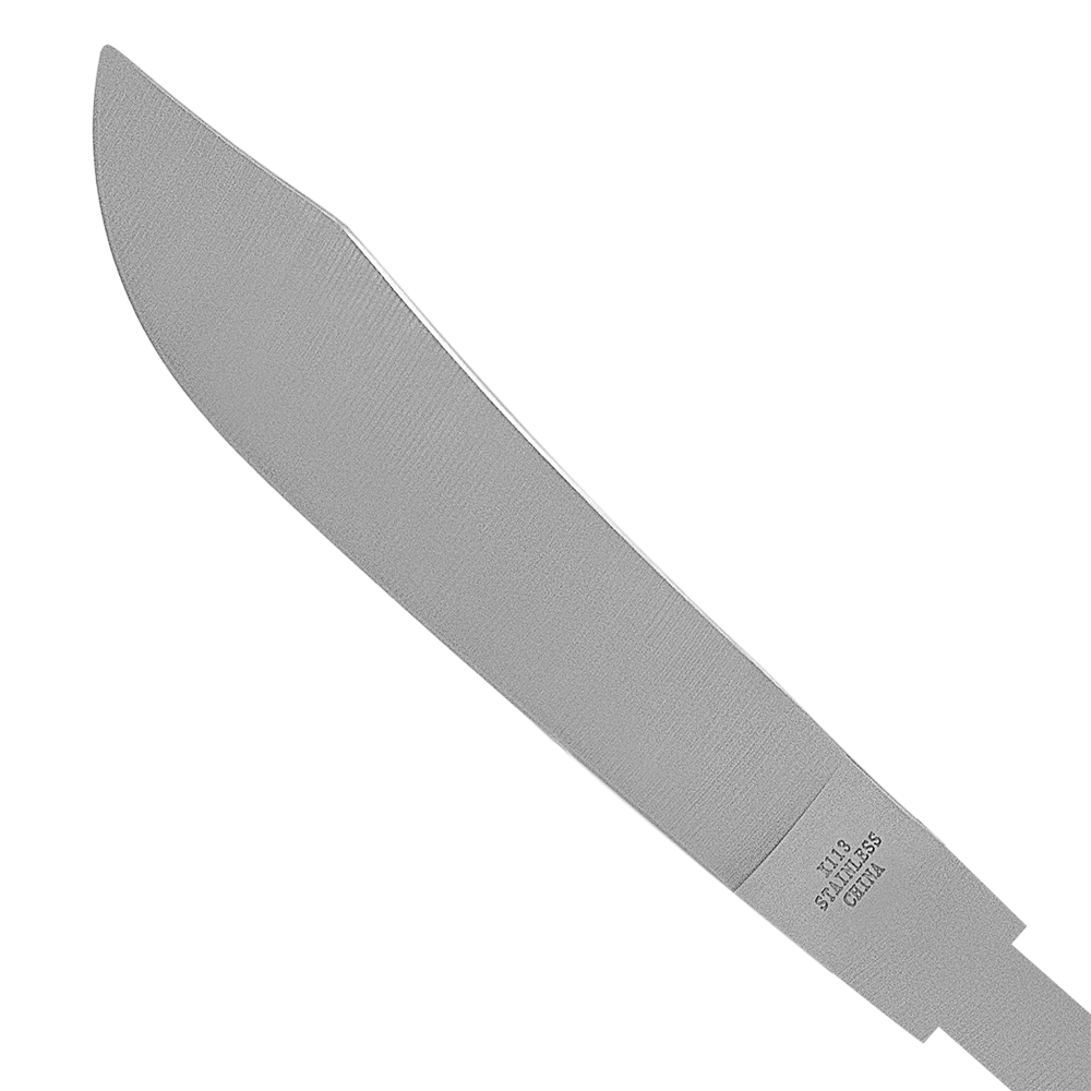 Cuchillo de carnicero Zenport K113B (solo hoja, 6,75 pulgadas, acero inoxidable), color plateado