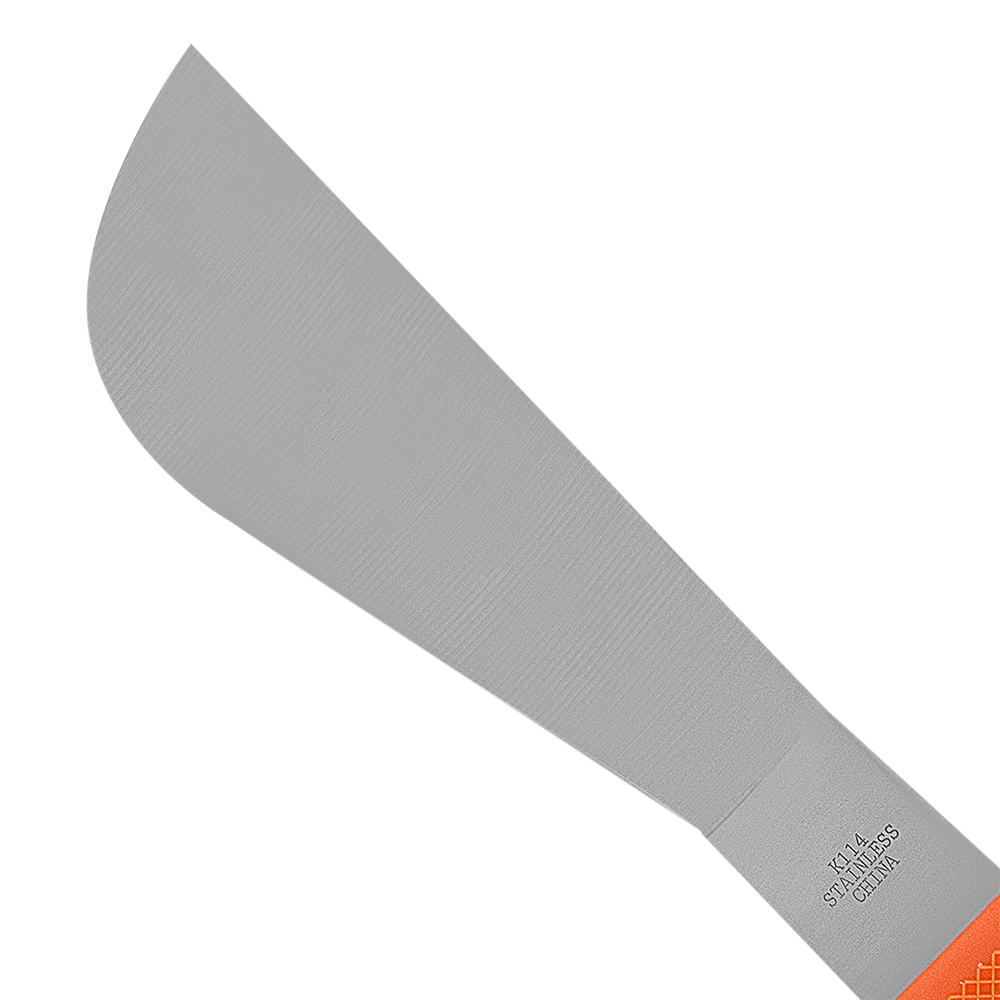 Cuchillo de cosecha Zenport K114, hoja de acero inoxidable de 7,25 pulgadas, color naranja