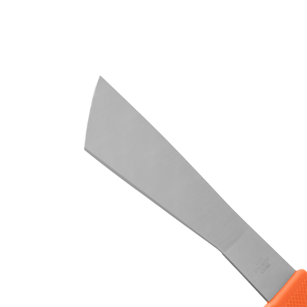 Cuchillo cosechador Zenport K115, cortador de lechuga, hoja de acero inoxidable de 7,25 pulgadas, color naranja