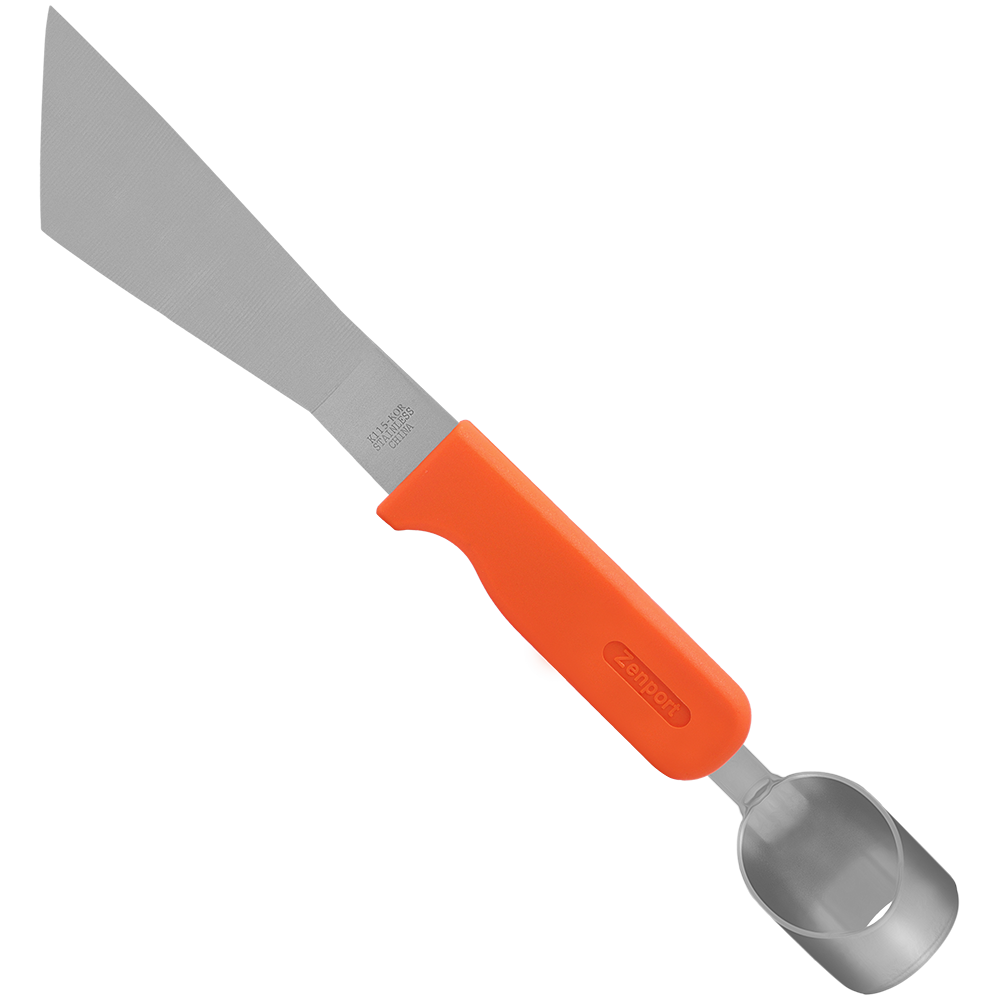 Zenport K115-KOR Harvest Knife, Orange, 7.25 Inch Stainless Steel Blade, Orange