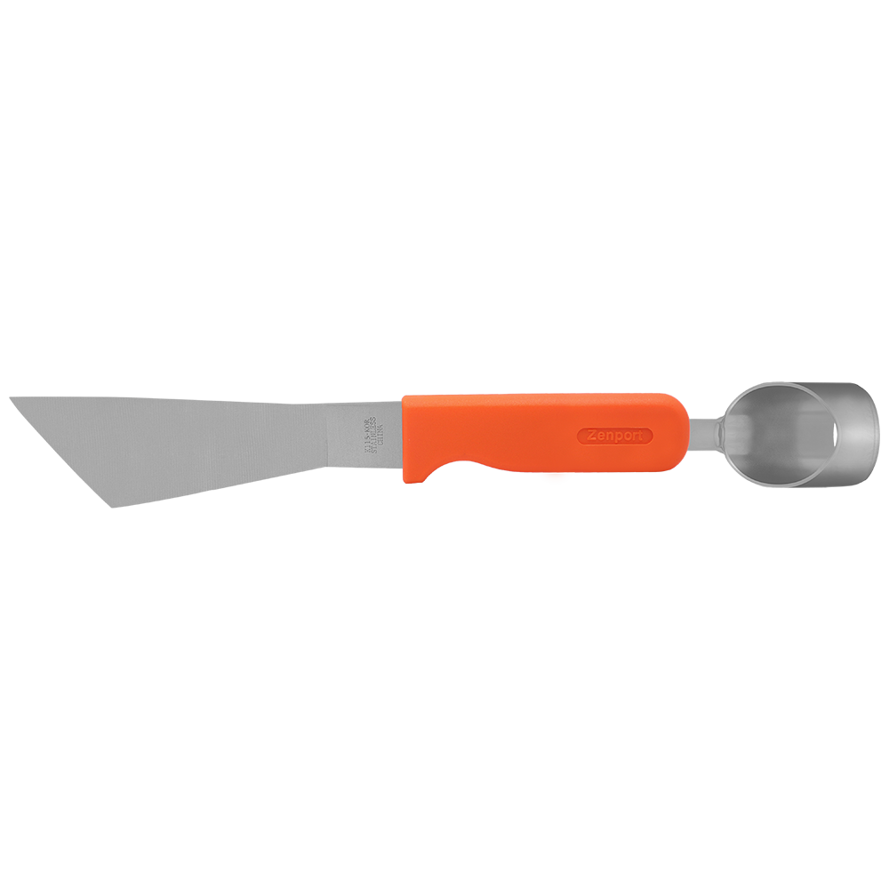 Zenport K115-KOR Harvest Knife, Orange, 7.25 Inch Stainless Steel Blade, Orange