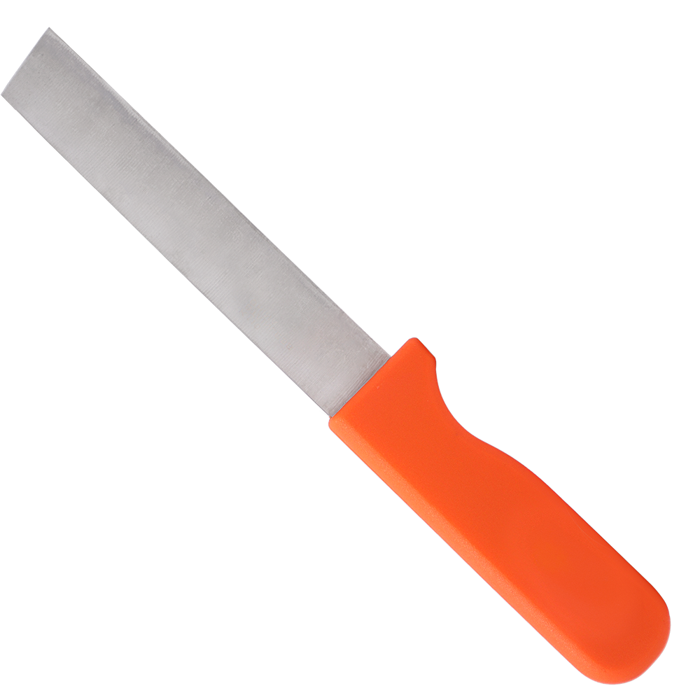 Cuchillo cosechador Zenport K116 para frutas y verduras, hoja de acero inoxidable de 6 pulgadas, color naranja