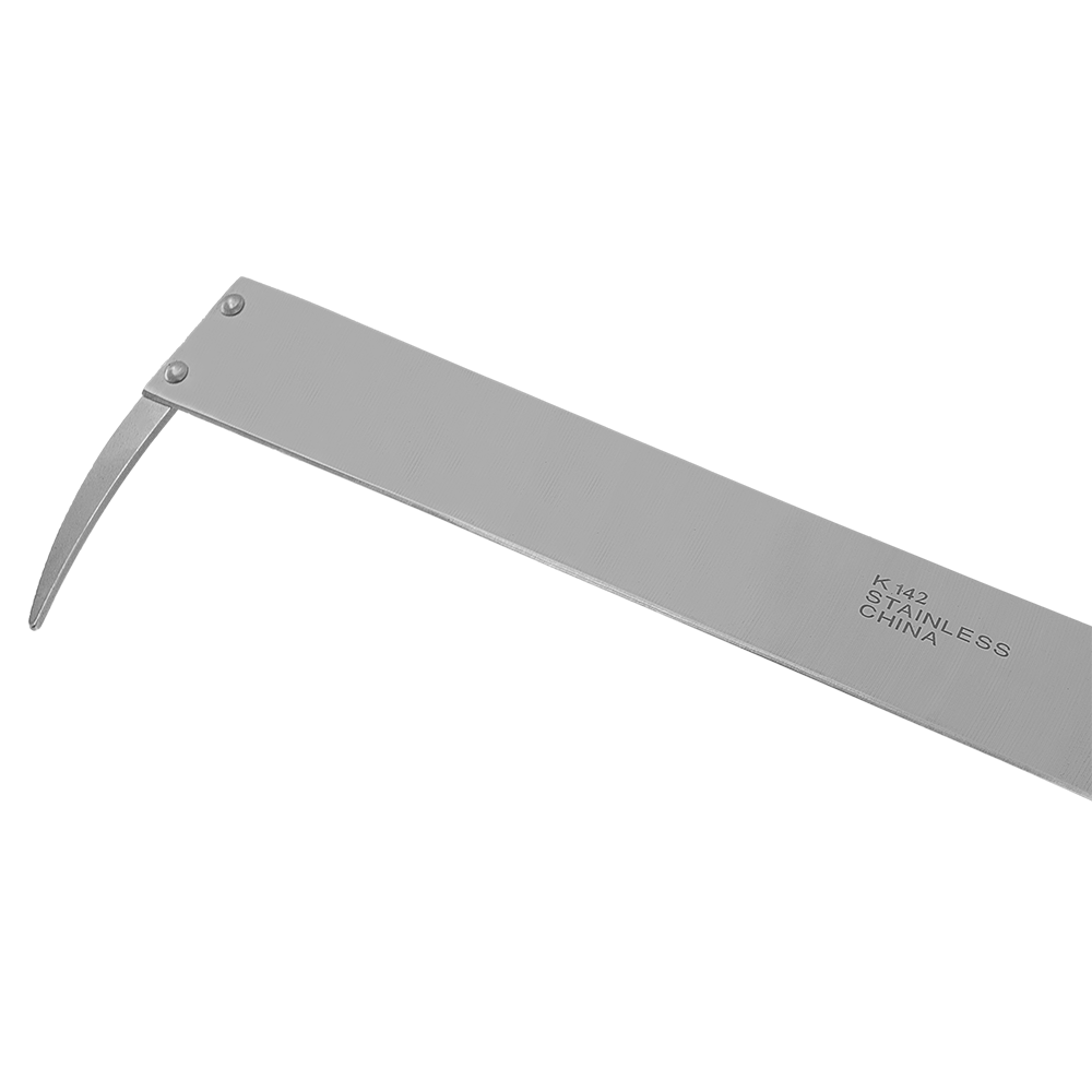 Cuchillo para cosechar remolacha y cebolla Zenport K142 con gancho, hoja de acero inoxidable de 28 cm, color naranja