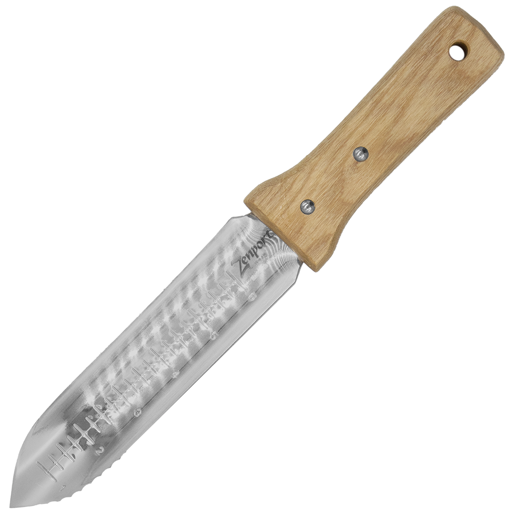 Zenport K248 Wood-handled Deluxe ZenBori Knife w/ Measuring Marks, Beige