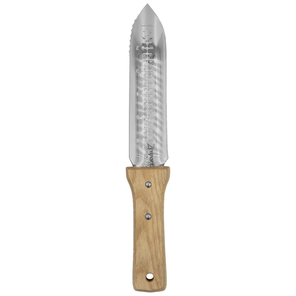 Zenport K248 Wood-handled Deluxe ZenBori Knife w/ Measuring Marks, Beige