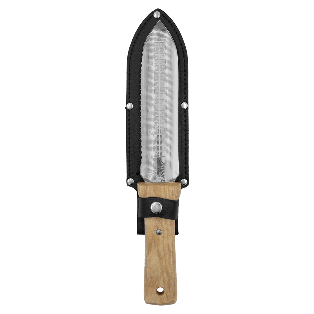 Zenport K248 Wood-handled Deluxe ZenBori Knife w/ Measuring Marks, Beige