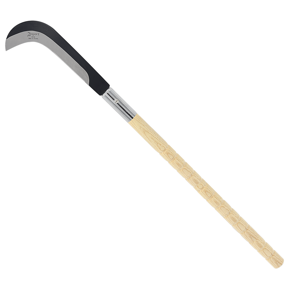 Cuchillo Zenport K318 de 77,5 cm (30,5 pulgadas), hoja de acero al carbono de 9 pulgadas, color beige