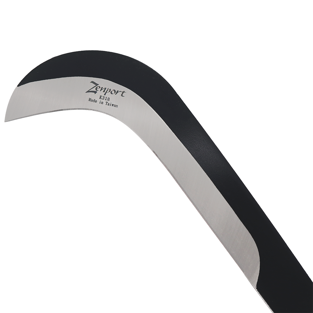 Cuchillo Zenport K318 de 77,5 cm (30,5 pulgadas), hoja de acero al carbono de 9 pulgadas, color beige