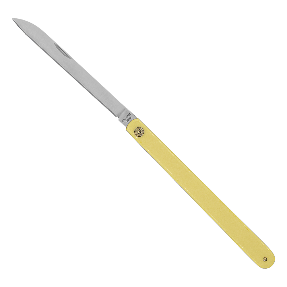 Zenport KC05 Fruit Sampling Knife with Carrying Case, 4.75 Inch Blade, Yellow