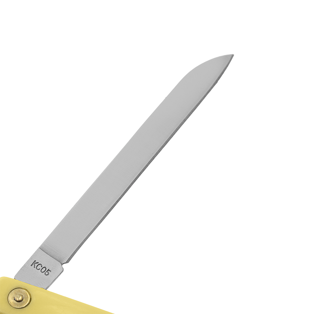 Zenport KC05 Fruit Sampling Knife with Carrying Case, 4.75 Inch Blade, Yellow