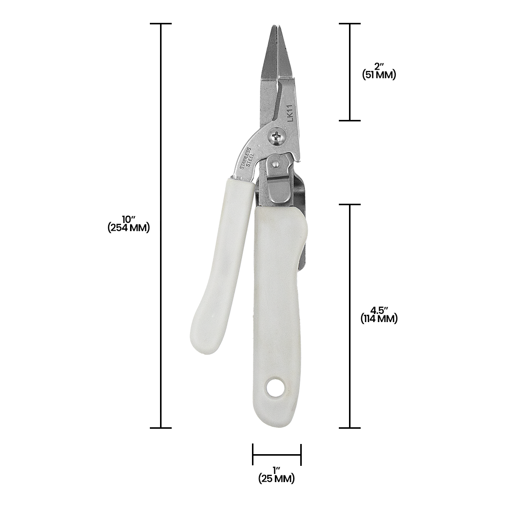 Zenport LK11 2-in-1 Weed Popper and Cutter, 10-Inch, Gray