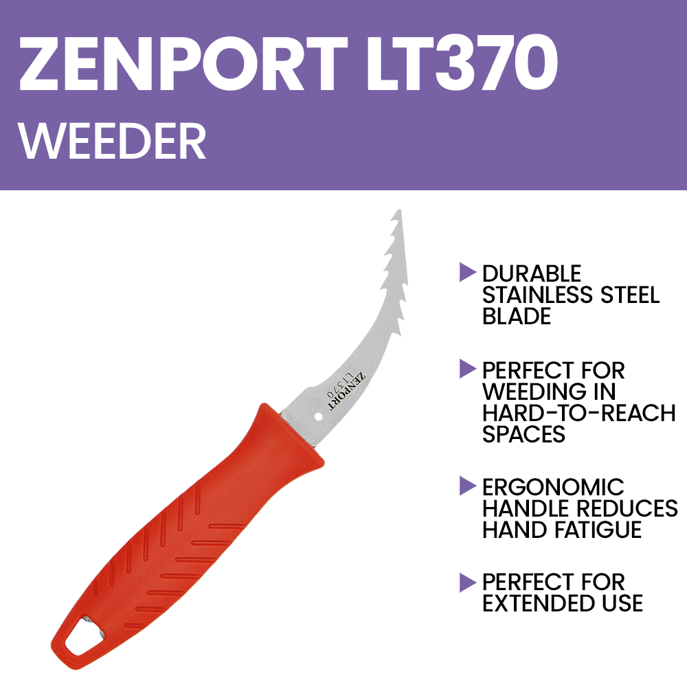 Zenport LT370 Desmalezador / Desmalezador de grietas, Rojo