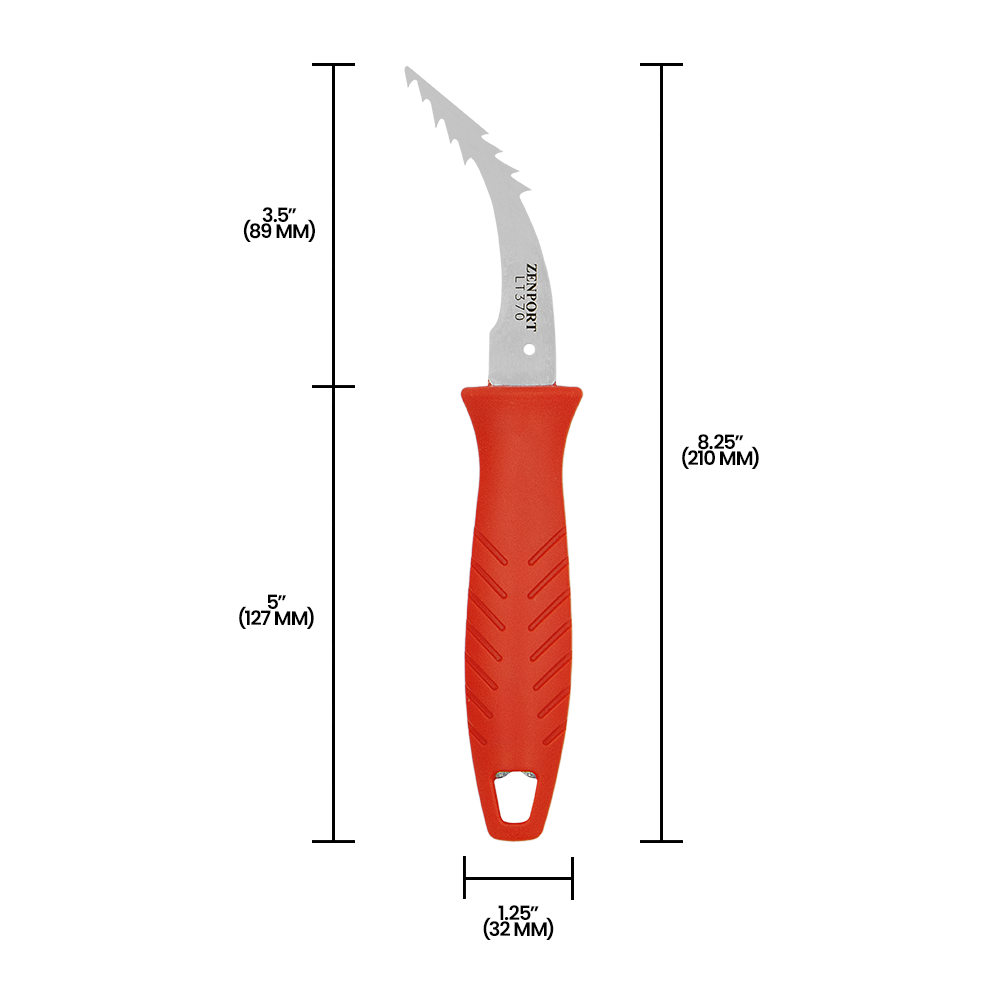 Zenport LT370 Desmalezador / Desmalezador de grietas, Rojo