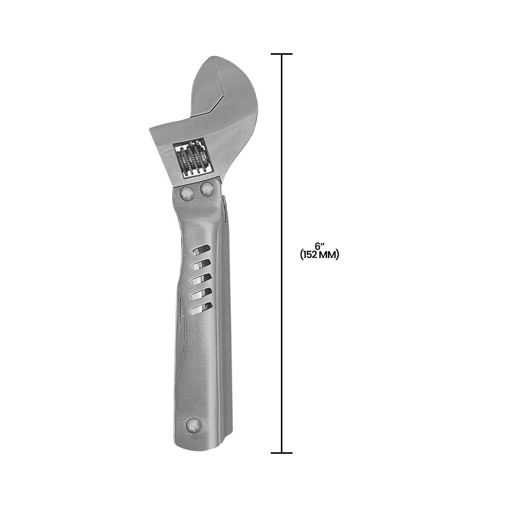 Zenport MFT106 8-Function Wrench Multi-Tool w/ Carrying Case, Silver