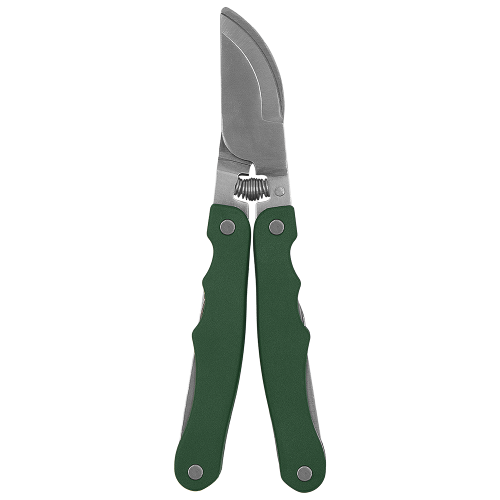 Zenport MFT45 7-in-1 Gardening Multi-Tool Pruner with Carrying Case, Green