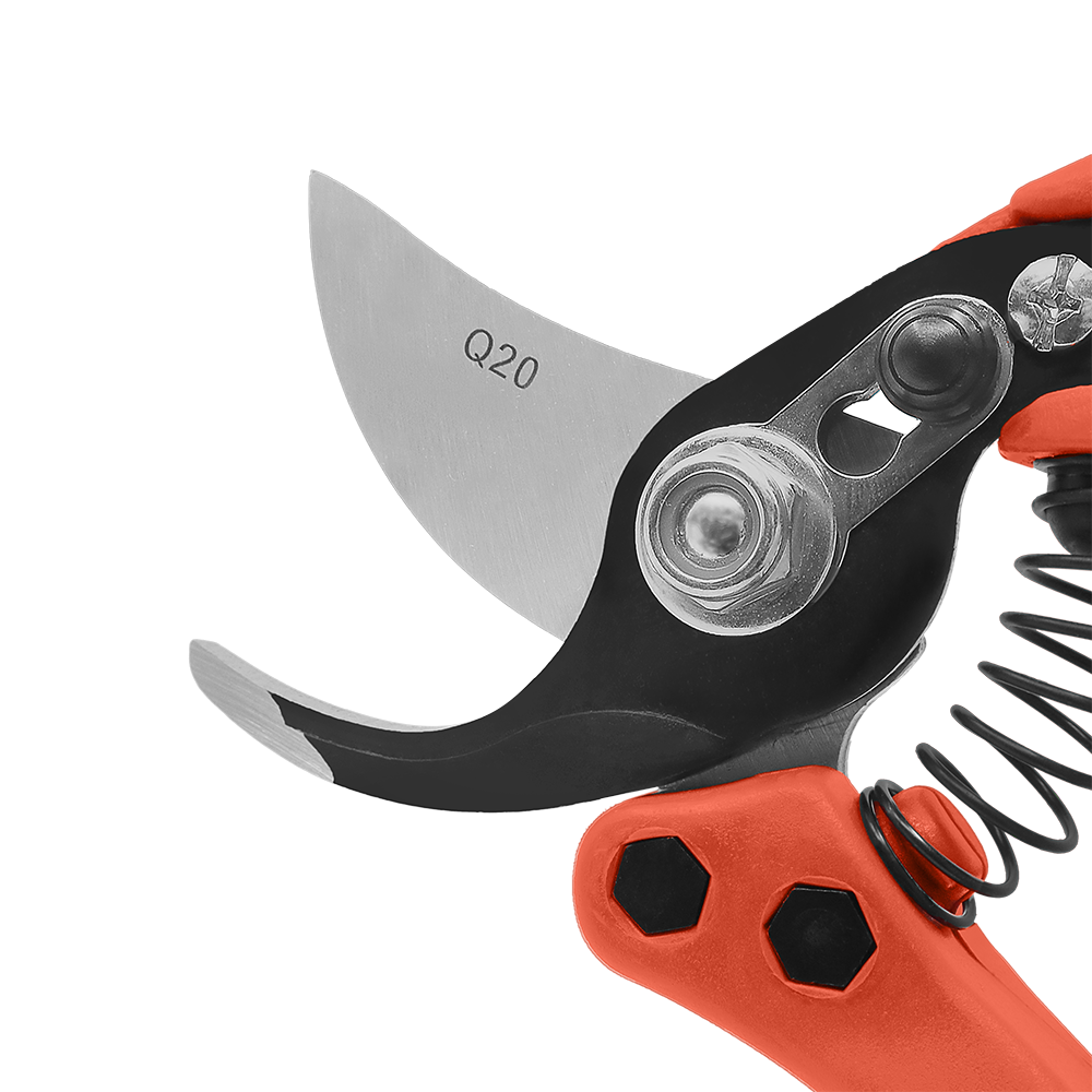 Zenport Q20 Euro-Pro Small Horticulture Pruner, Orange