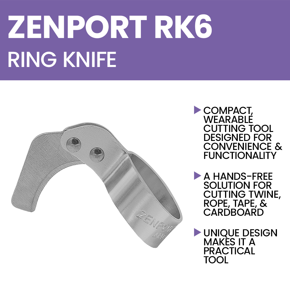 Zenport RK6 Ring/Twine Knife, Size 6