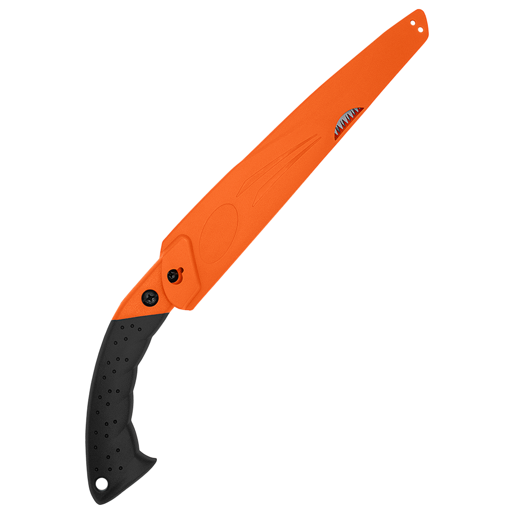 Zenport S250 Hand Pruning Saw with Sheath, 10 Inch High Carbon Steel Blade, Black