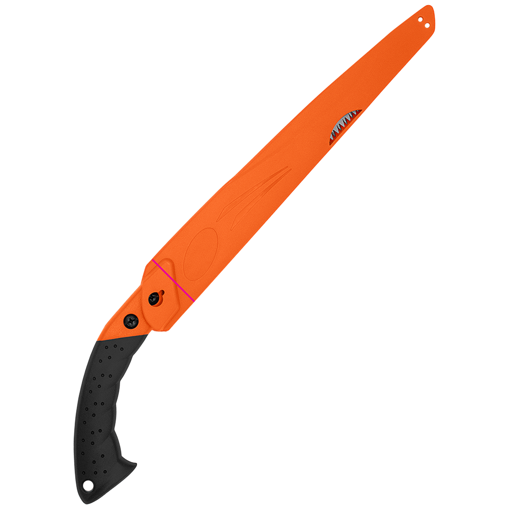 Zenport S330 Straight Pruning Saw with Sheath, 13 Inch High Carbon Steel Blade, Black