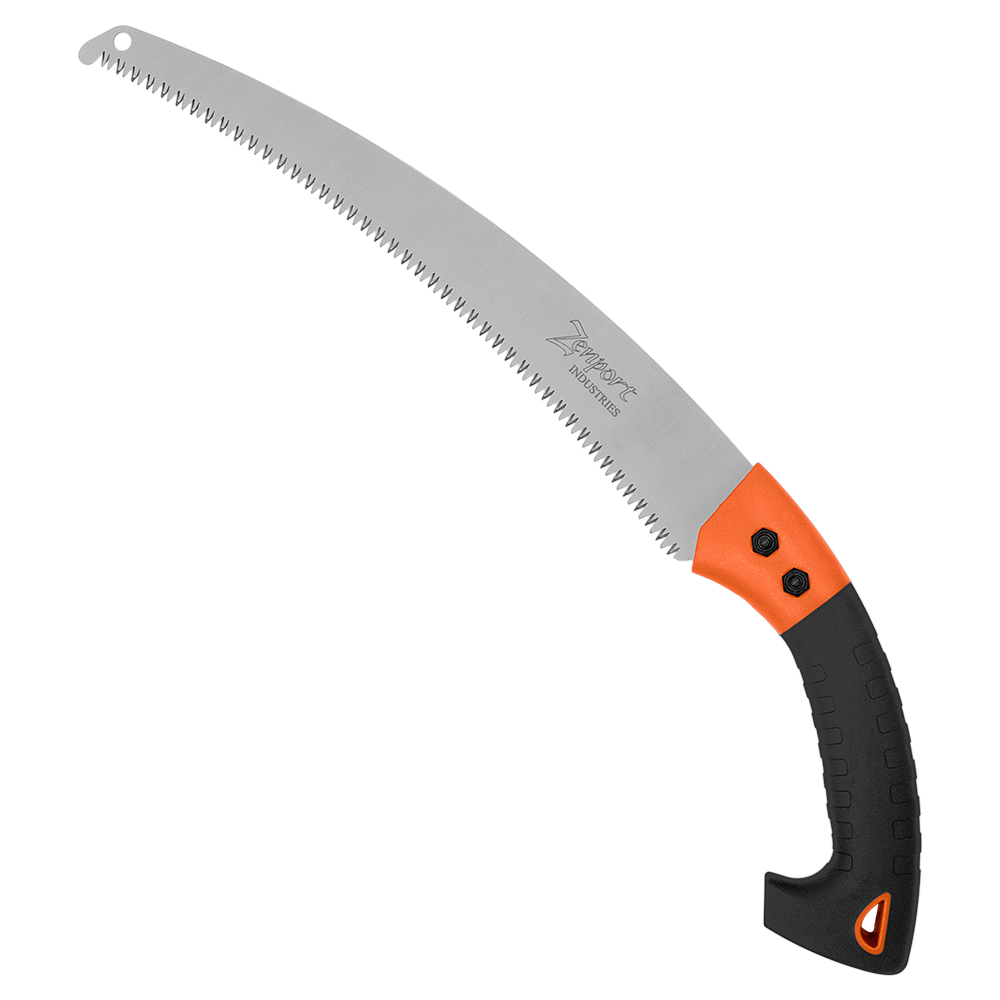 Zenport S330C Pistol Grip Saw, Curved, 13 Inch High Carbon Steel Blade, Black