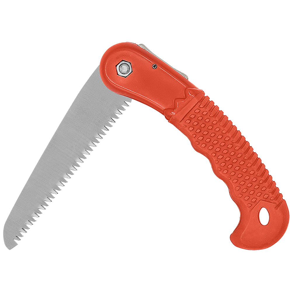 Zenport SF150 Folding Saw, 6 Inch Carbon Steel Blade, Red