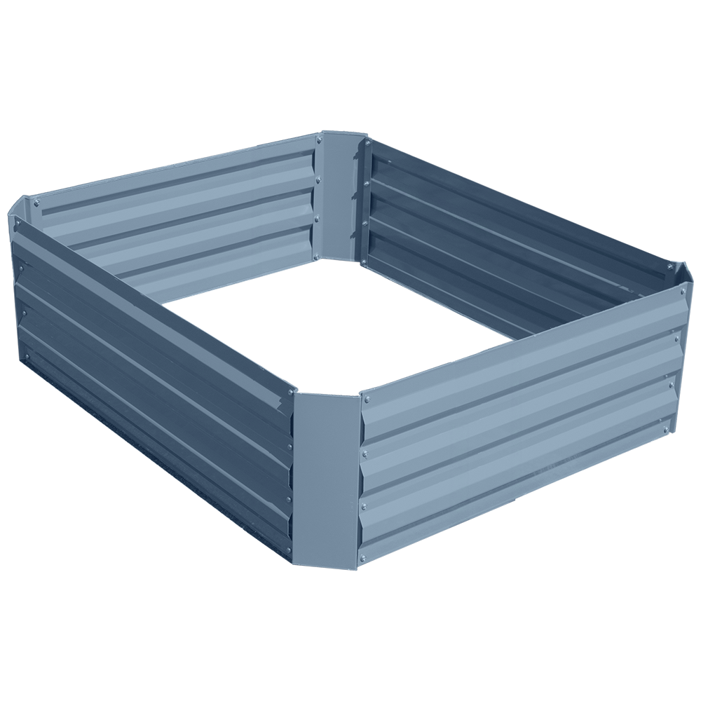 Zenport WS1203 Raised Garden Bed Kit, Gray (47.3"x35.4"x11.8"), Gray