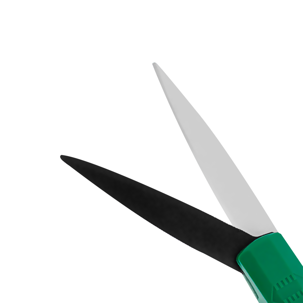 Zenport Z118 Grass Shears, 180-Degree Adjustable Blade Angle, Green