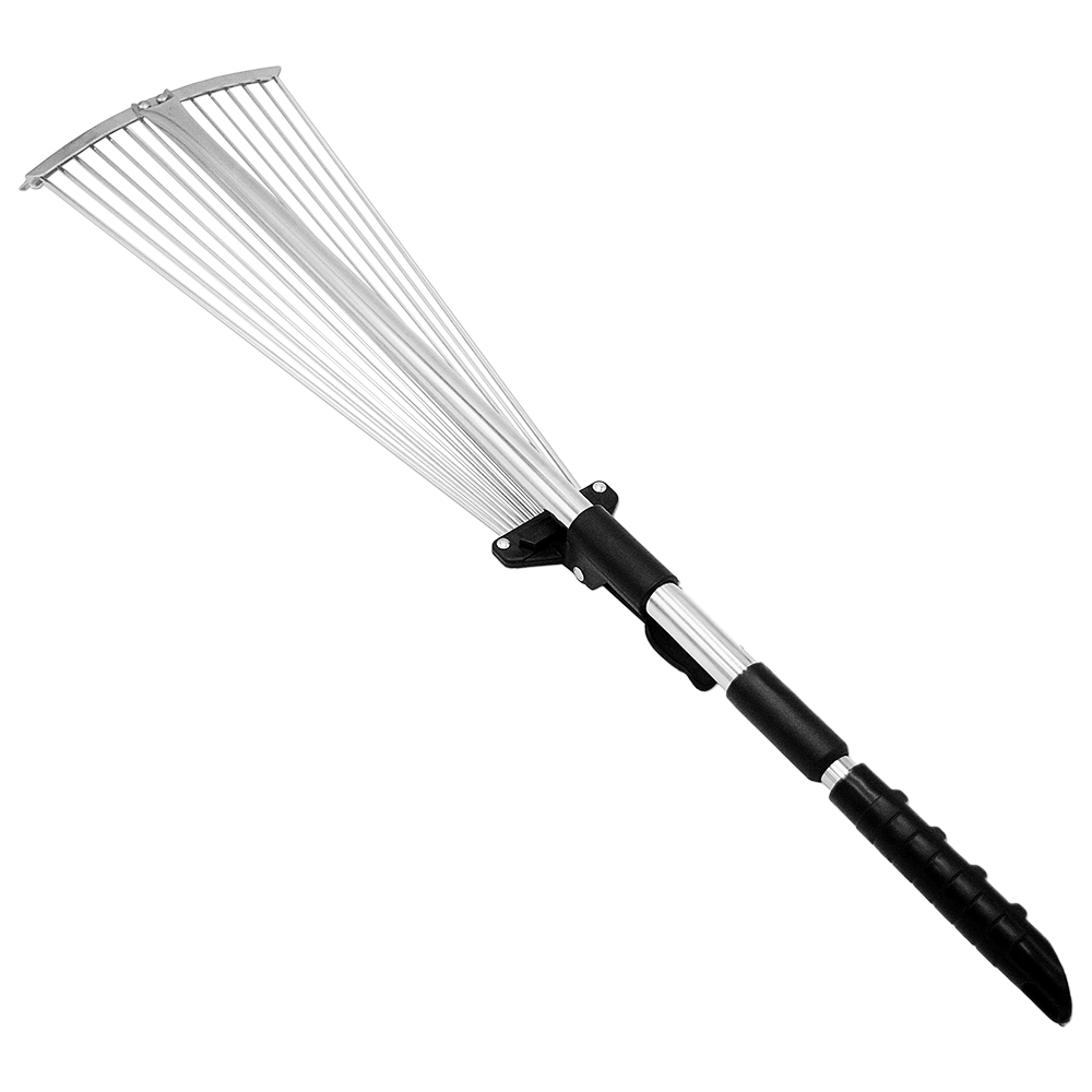 Zenport ZL204 Collapsible Steel Rake, Black
