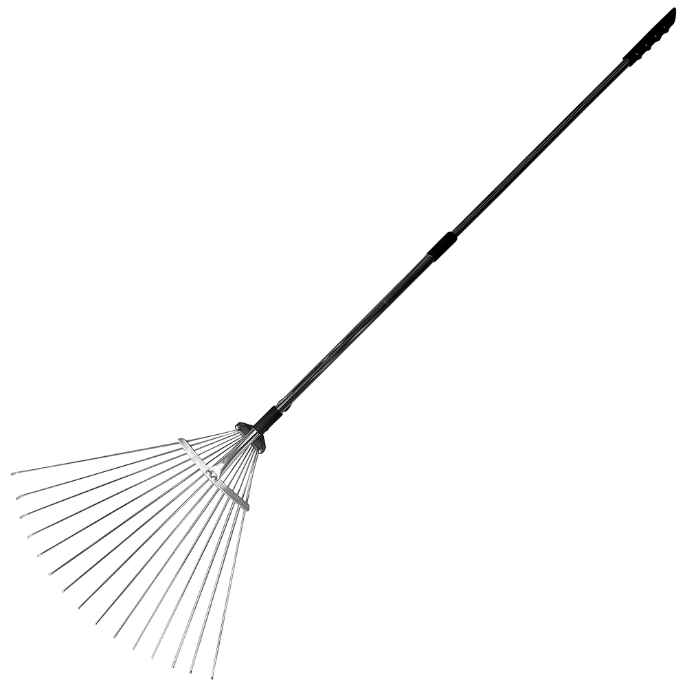 Zenport ZL204 Collapsible Steel Rake, Black