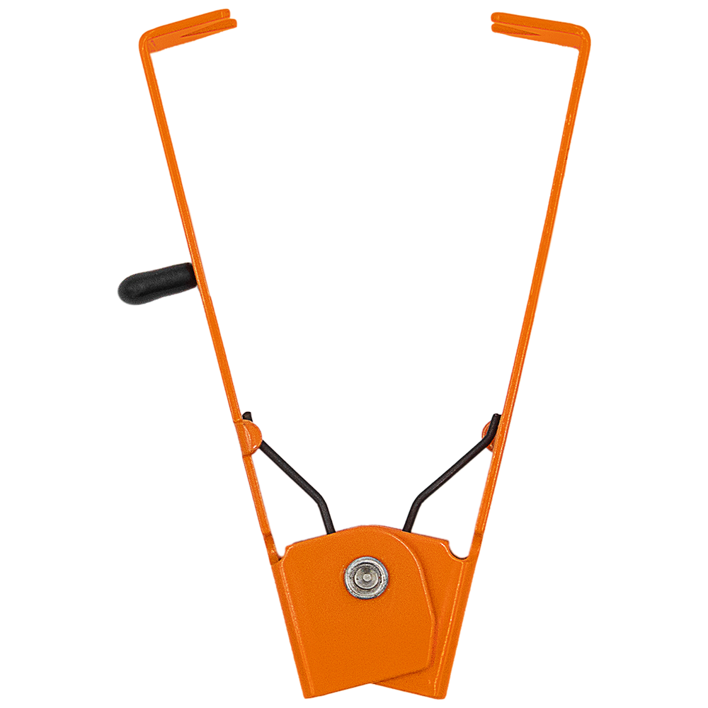Zenport ZL229 Thorn and Leaf Stripper w/ Insulated Finger Rest, Orange