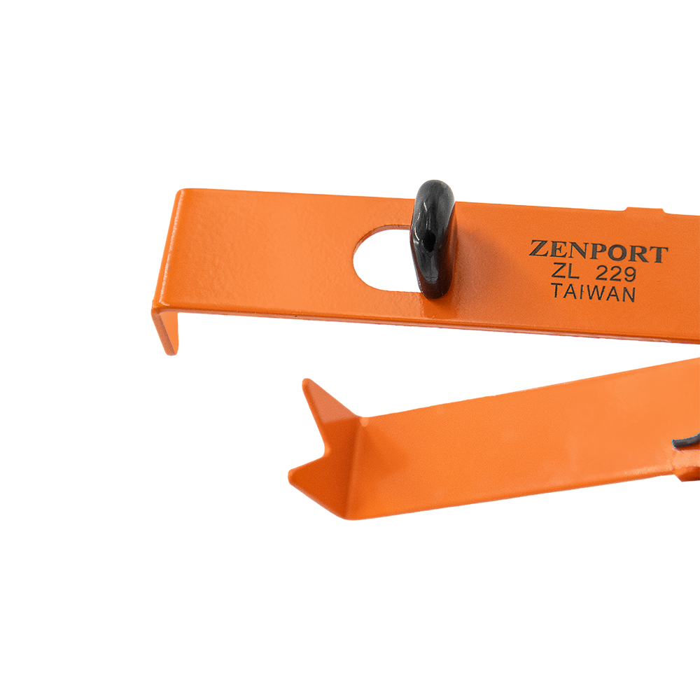 Zenport ZL229 Thorn and Leaf Stripper w/ Insulated Finger Rest, Orange