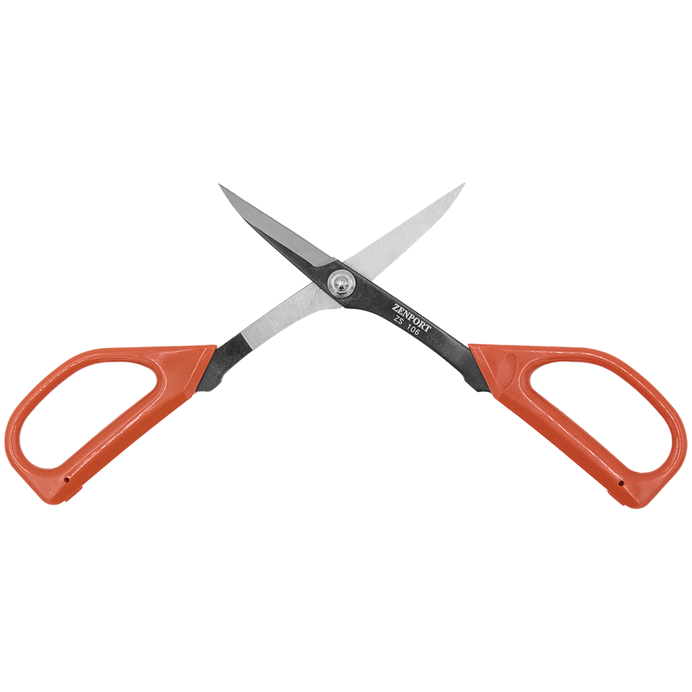 Tijeras de podar bonsái Zenport ZS106, 7,5 pulgadas, color naranja